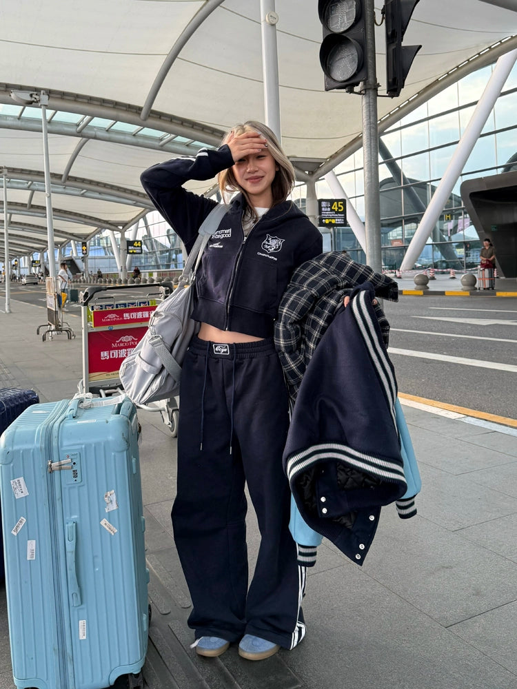 Sideline Cropped Zip Hoodie CYE0030
