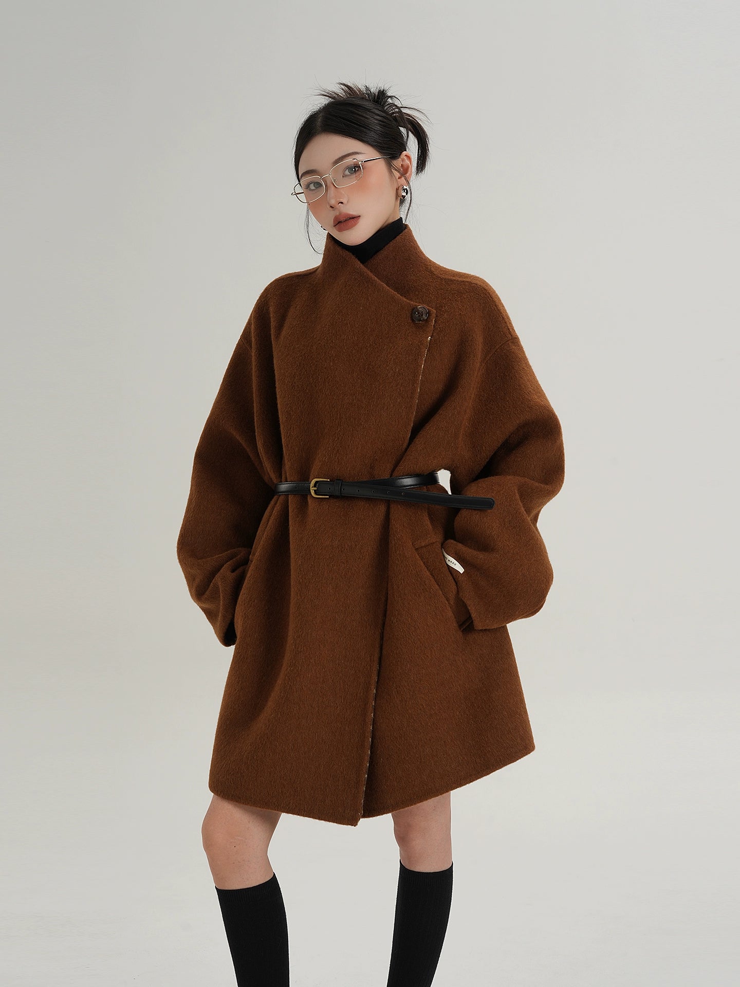 Mid Length Wool Coat  SRS0373