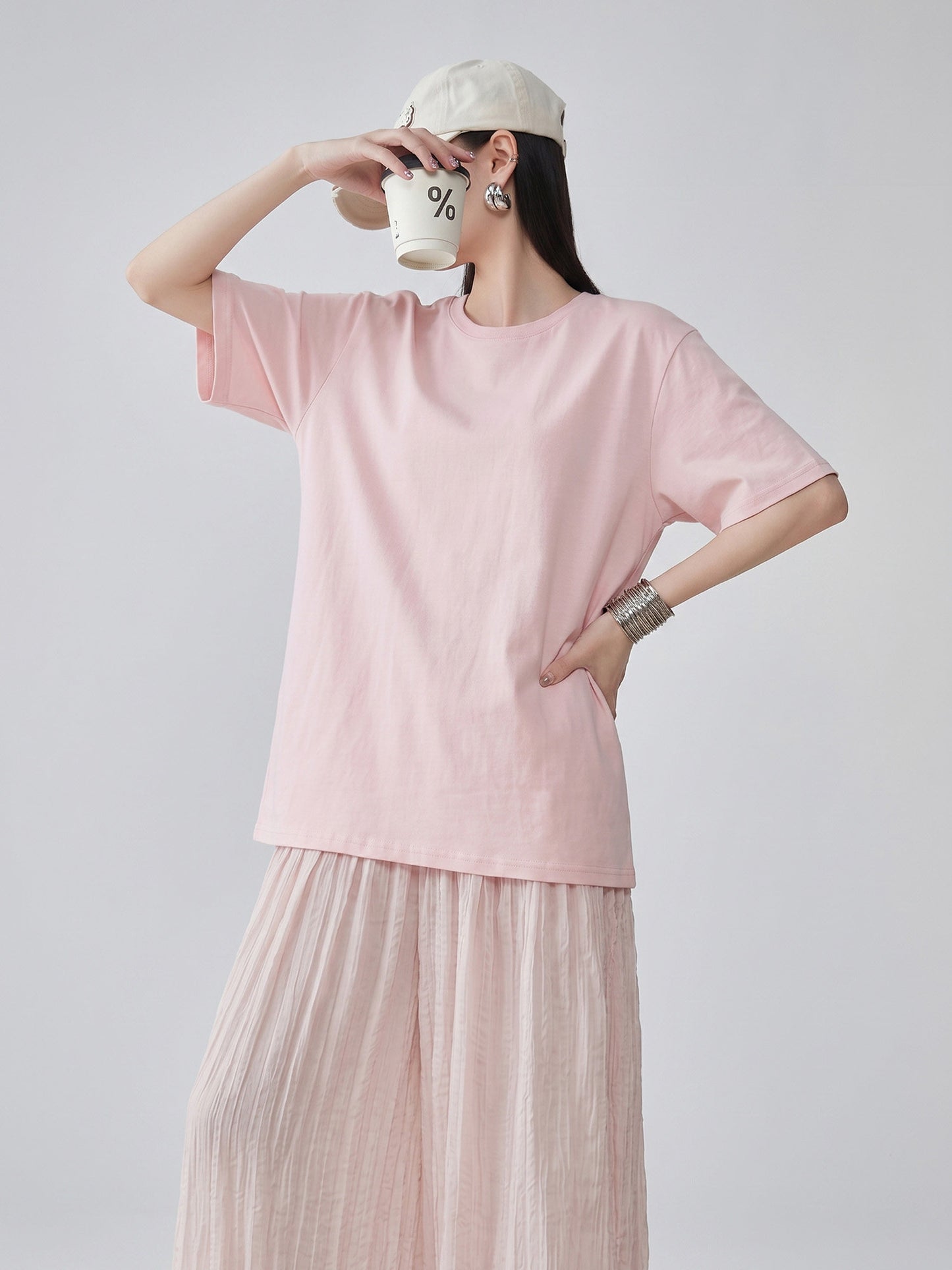 T-Shirt Docking Crinkle Skirt FER0209