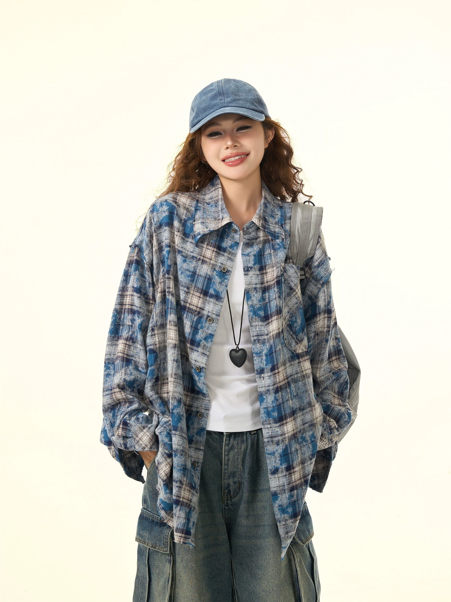 Plaid Long Sleeve Shirt HGX0042