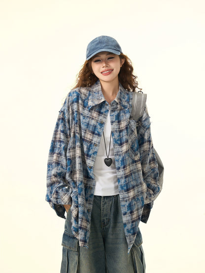 Plaid Long Sleeve Shirt HGX0042