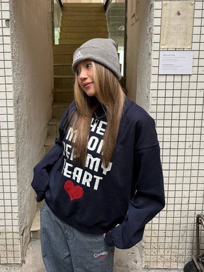 College Logo Sweat Top CYE0029