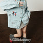 Embroidered Design Denim Shirt LLA0534