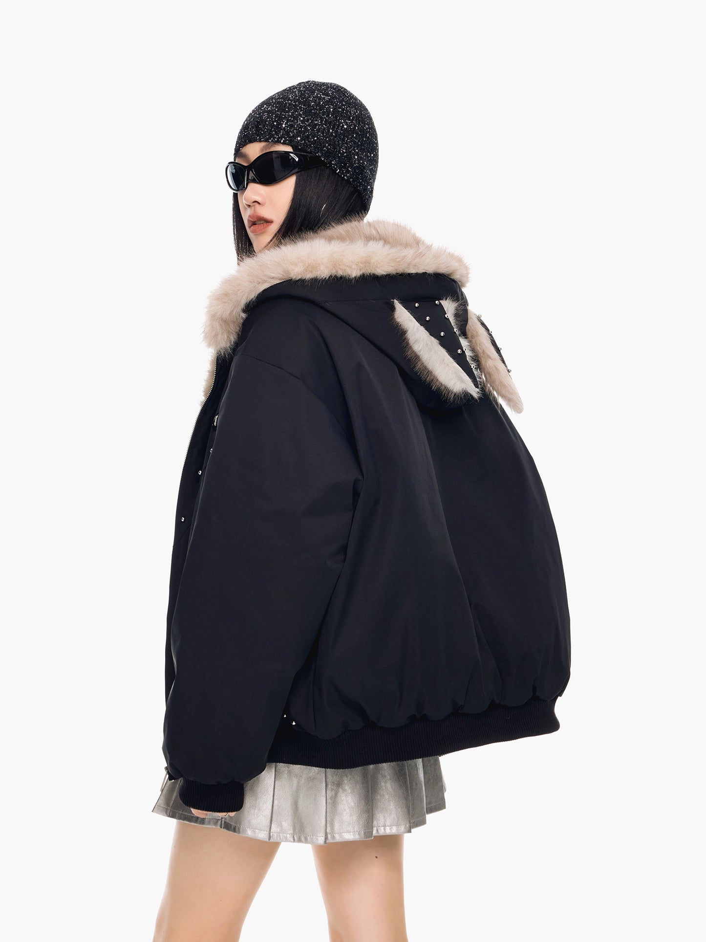Cat Ear Fur Jacket ICM0104