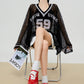 See-Through Mesh Pullover FER0253