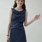 Round Collar Sleeveless Dress VOE0003