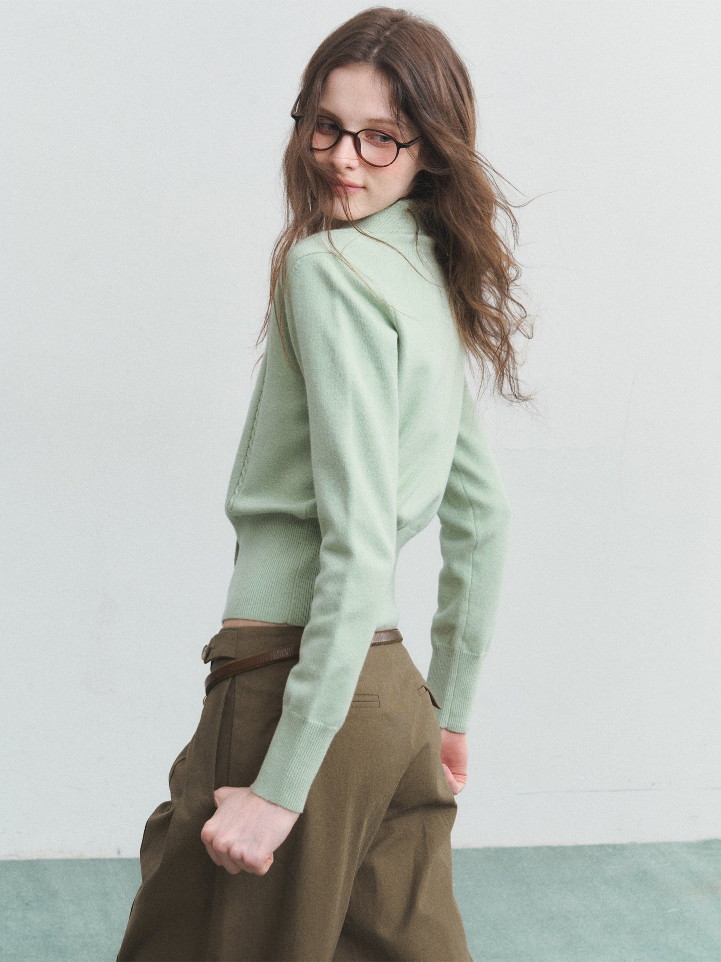 V-Neck Spring Knit Top SPY0037