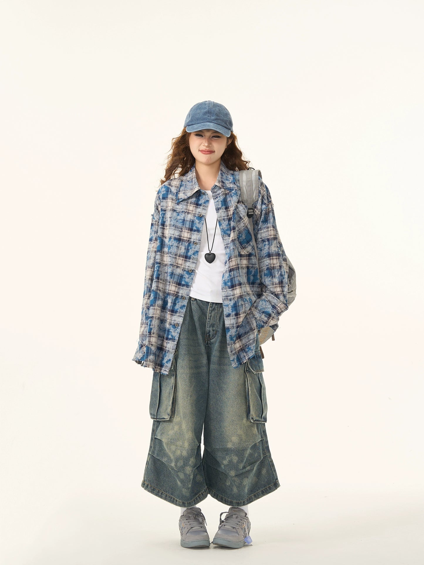 Plaid Long Sleeve Shirt HGX0042