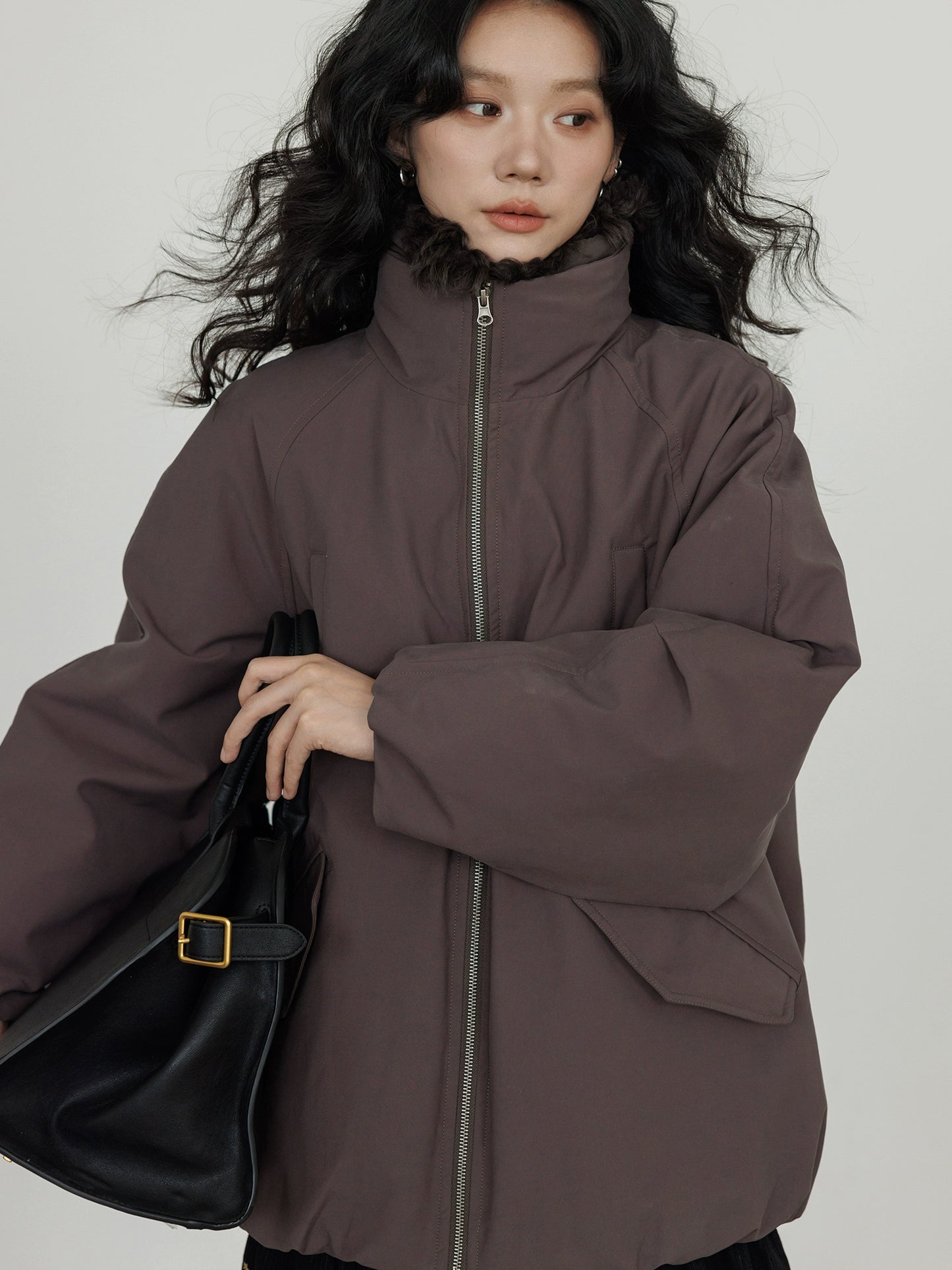 Wool Collar Vintage Jacket VAS0173