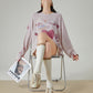 Graphic Oversized Long-Sleeve T-Shirt FER0230
