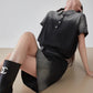 Gradient Polo Shirt Dress FER0156