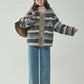 Ethnic Pattern Knit Jacket AMU0044