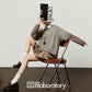 Vintage Gray T-Shirt / Light Brown Pleated Skirt LLA0509