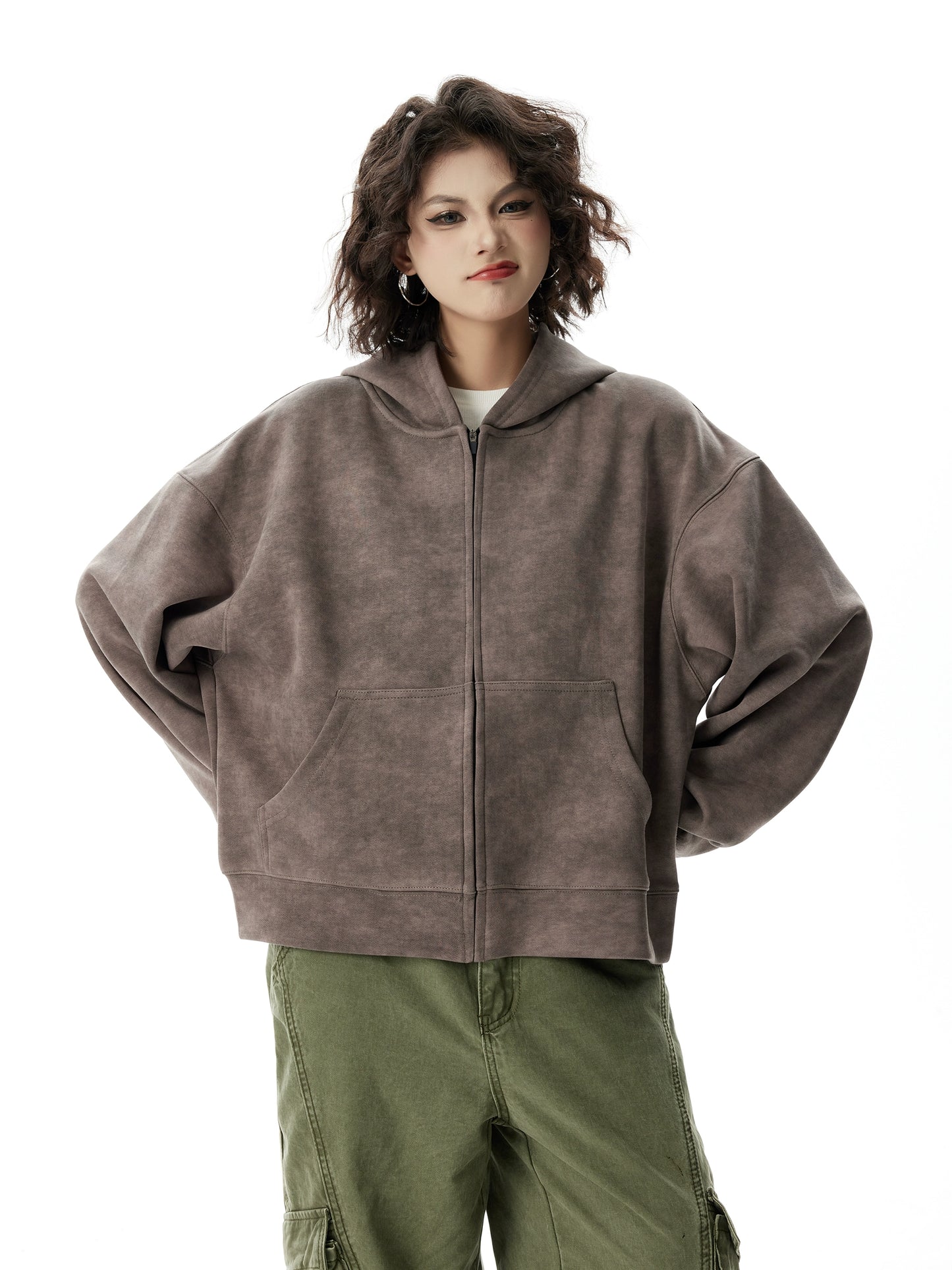 Vintage Zip Up Hoodie  HGX0038