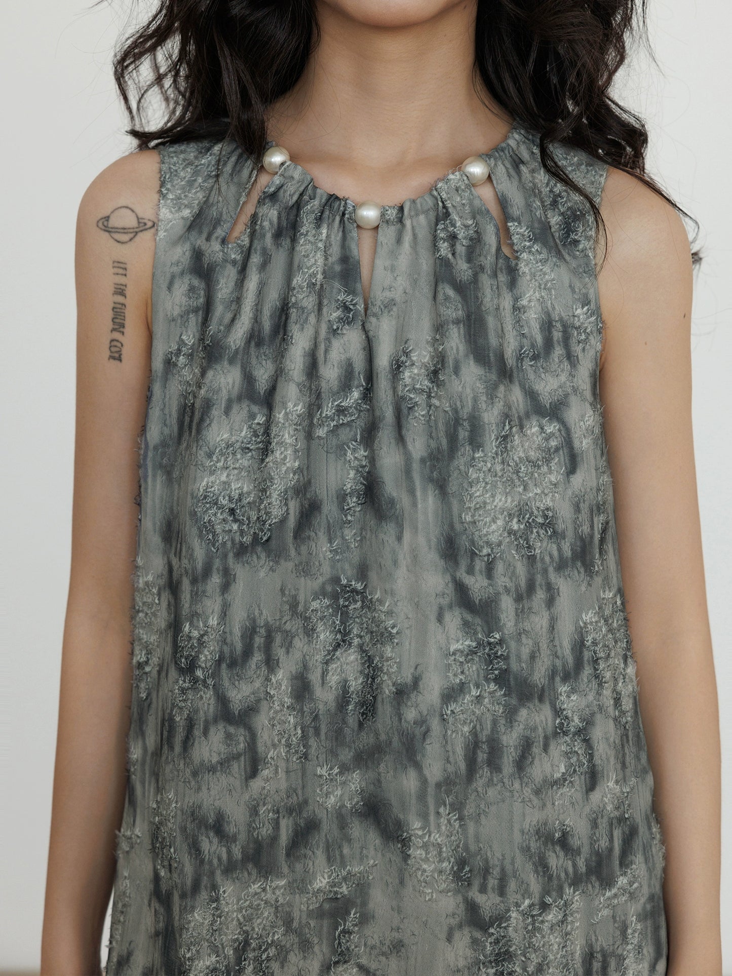 Round Neck Sleeveless Dress VAS0130