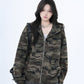 Camouflage Zip-Up Hoodie WLS0008