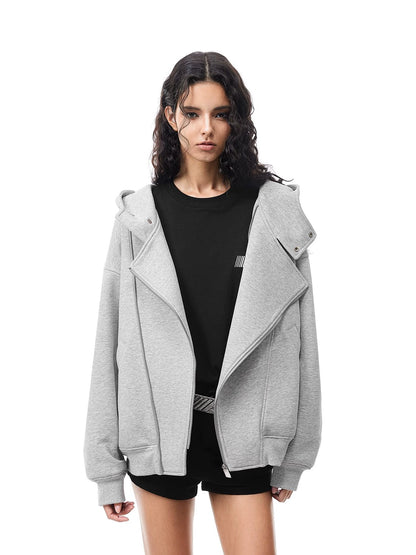 Double Zip Layer Hood Jacket FDR0005