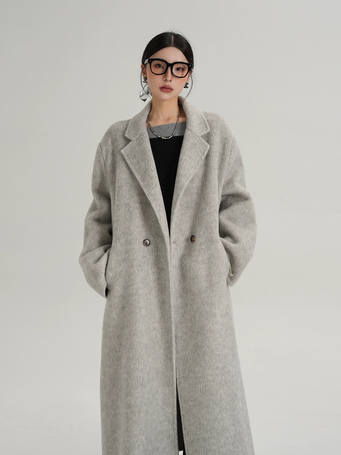 Loose Long Wool Coat SRS0392