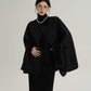 Fur Muffler Cape Coat SRS0402