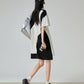Diagonal Switch Asymmetry T-Shirt Dress FER0109