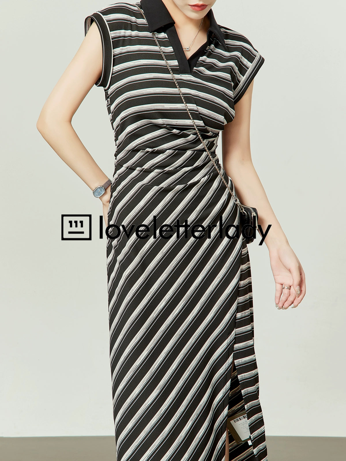 Border Skipper Maxi Dress LLA0243