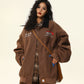 Vintage Trendy Workwear Jacket WDZ0037