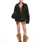 Suede Fleece Stand Collar Jacket BGS0045