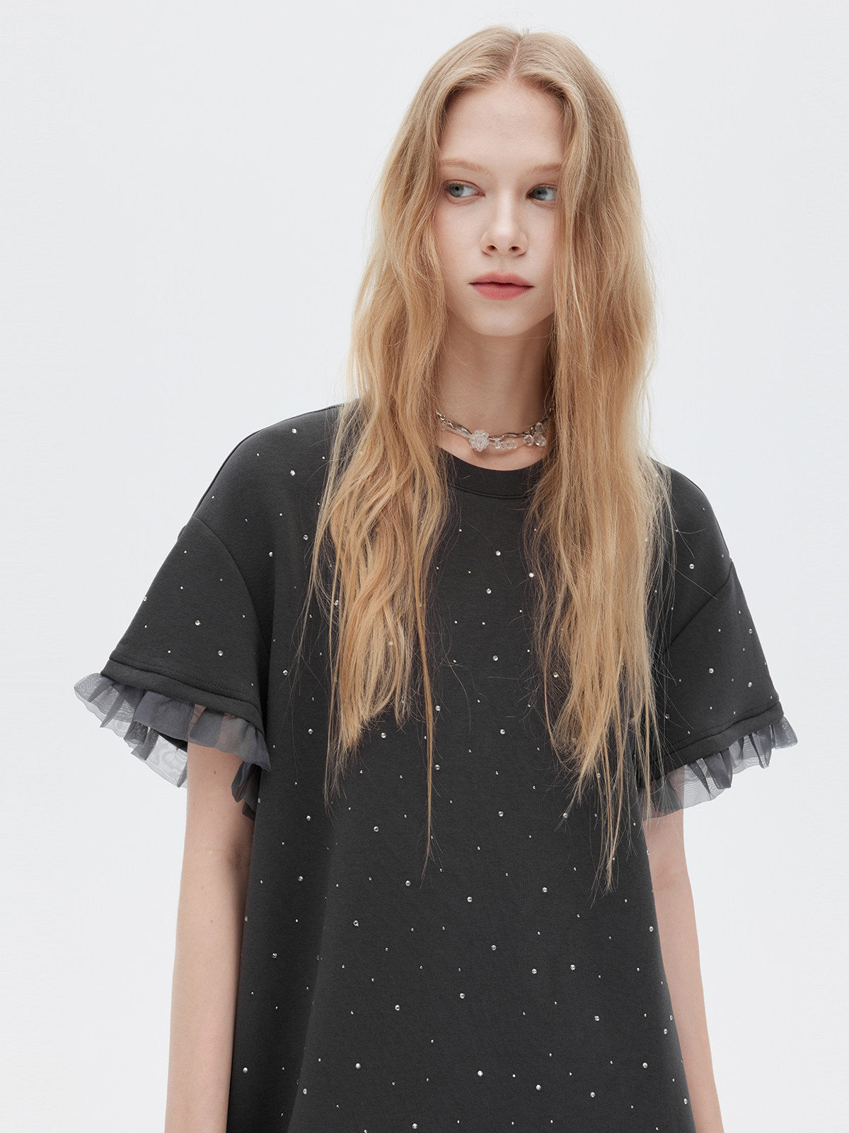 Sparkly T-Shirt Dress SHN0025