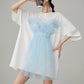 Tulle Layered Style T-Shirt Dress FER0147