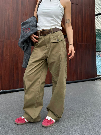 Retro Curved Knife Pants CYE0025