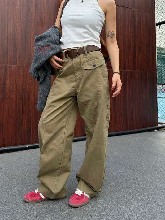 Retro Curved Knife Pants CYE0025