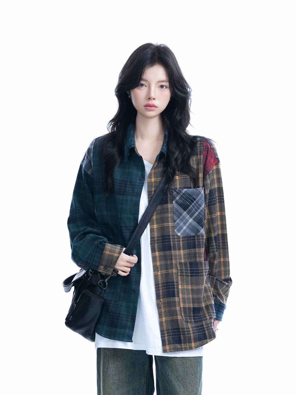 Remake-Style Flannel Check Shirt WLS0012