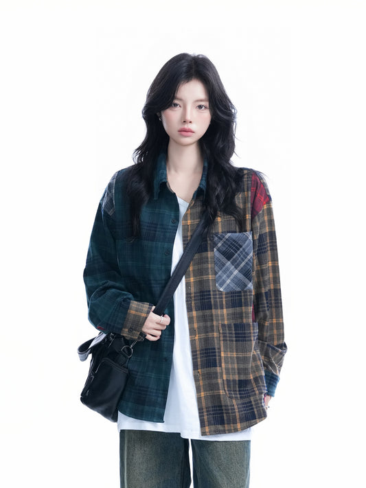 Remake-Style Flannel Check Shirt WLS0012
