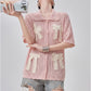 Ribbon Motif Knit Top FER0084