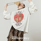 Love Tiger Long-Sleeve Top / Leopard Mini Skirt LLA0642