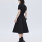 Patch Pocket Waist T-Shirt Dress SHN0013
