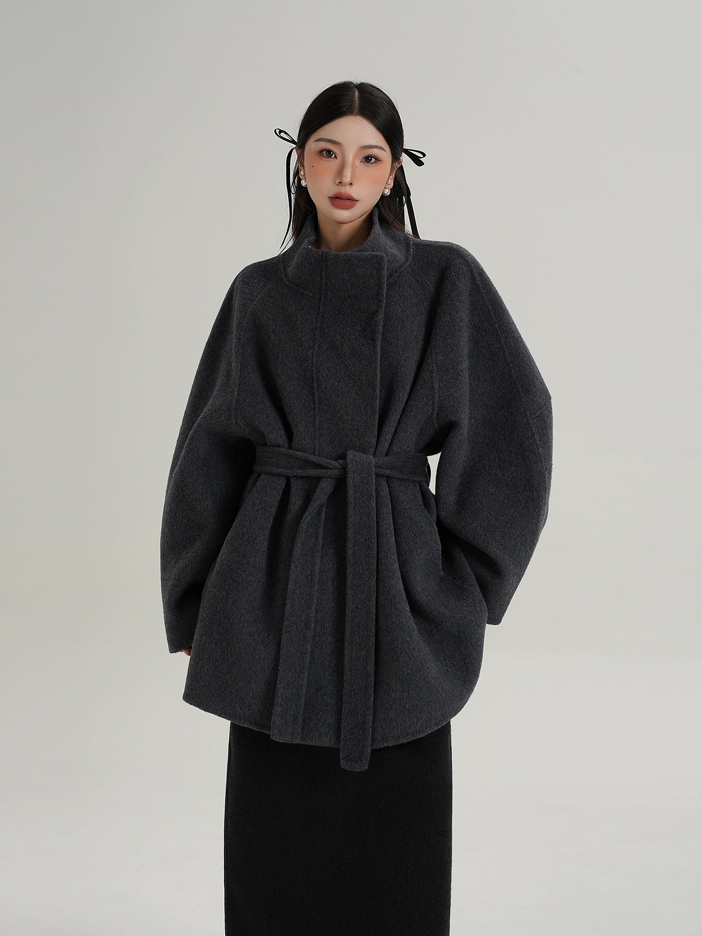Wool Mid-Length Coat SRS0398