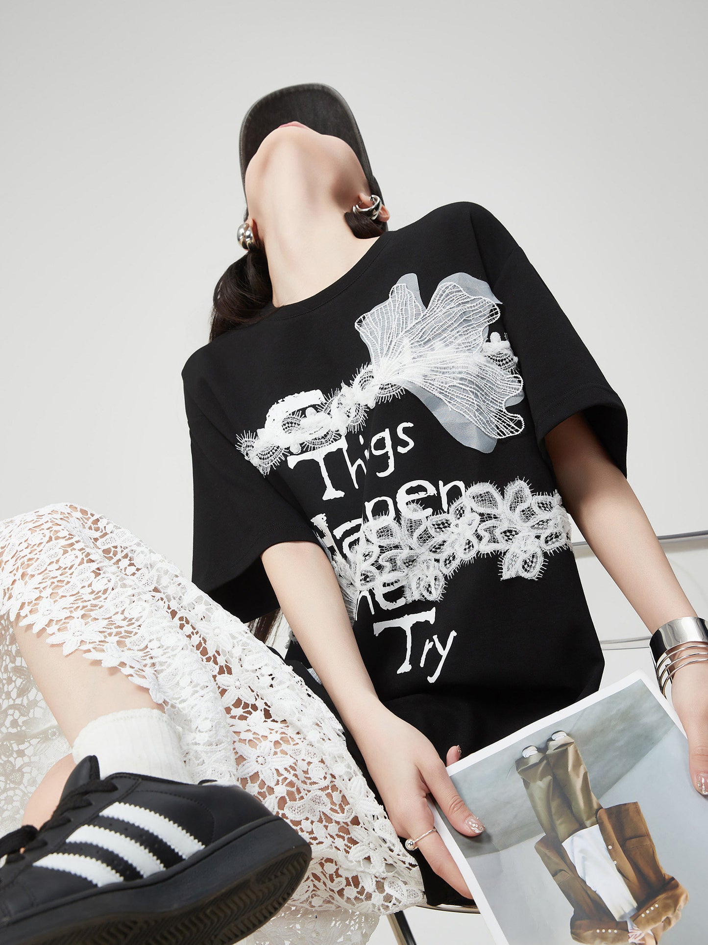 Race Switch T-Shirt Dress FER0155