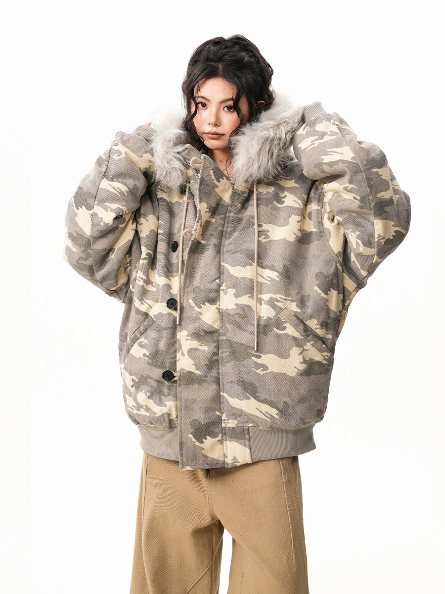 Fur Collar Cotton Jacket BWA0003