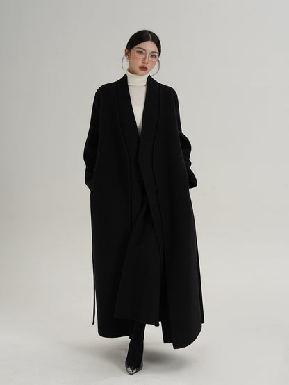 Elegant Wool Long Coat SRS0385