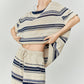 Openwork Knit Summer Top / Short Pants FER0355