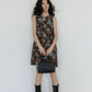 Retro Flower Design Sleeveless Dress VAS0102