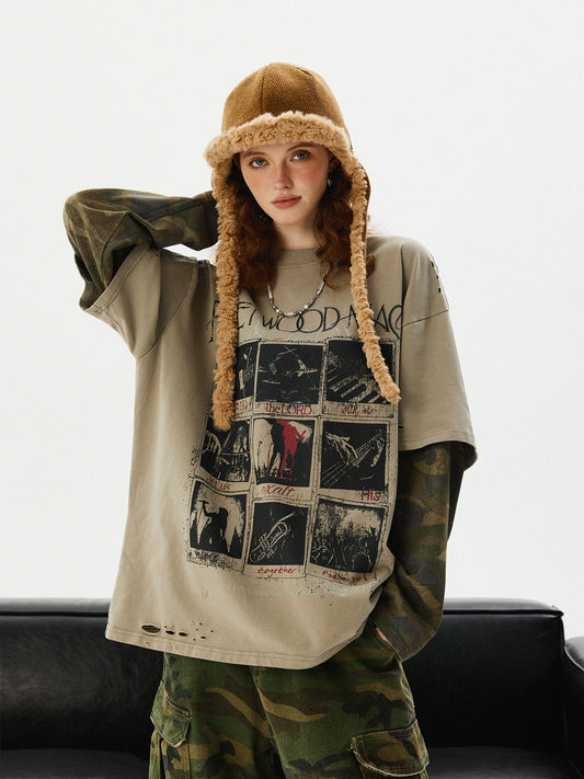 Street Design Long Sleeve T-Shirt HGX0045