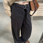 Belt Design Drapey Loose Pants CYE0068