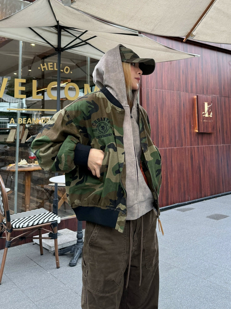 Tie-Dye Hood Zip Jacket  CYE0014