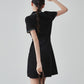 Blanket Stitch Half-Zip Polo Dress FER0201