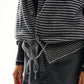 Stripe Two Piece Knit Sweater HGX0040