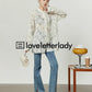 White Chinese Butterfly Shirt LLA0052