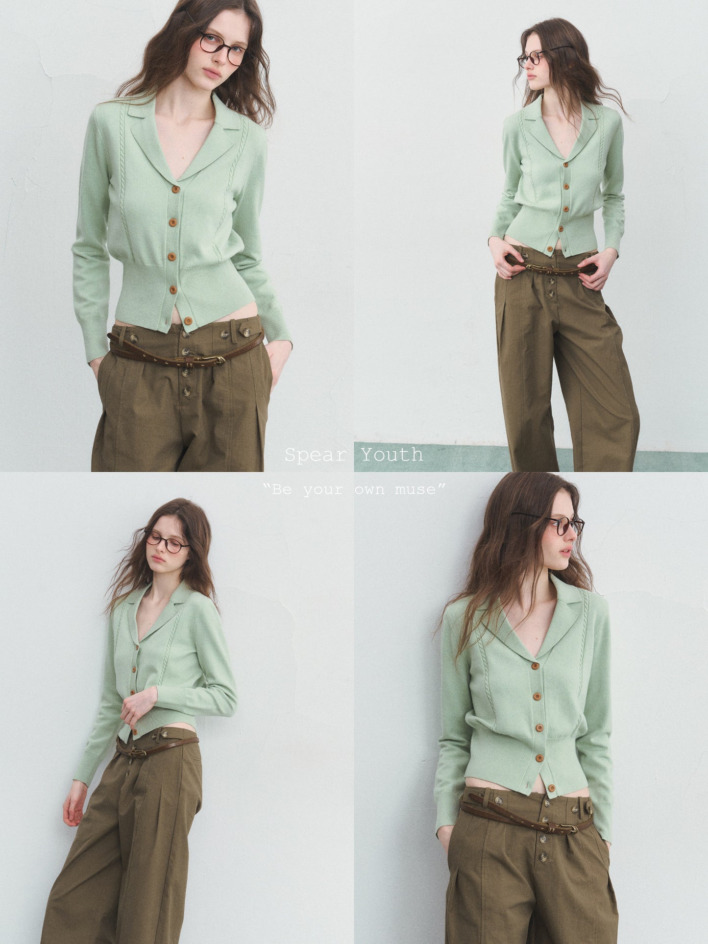 V-Neck Spring Knit Top SPY0037