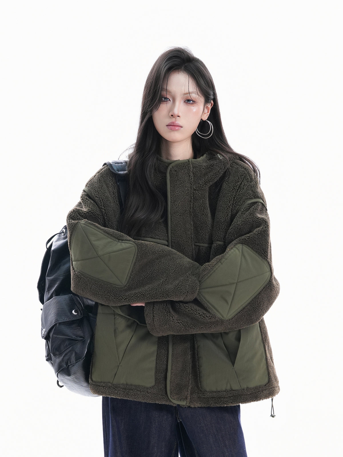 Oversized Boar Fleece Jacket WLS0014